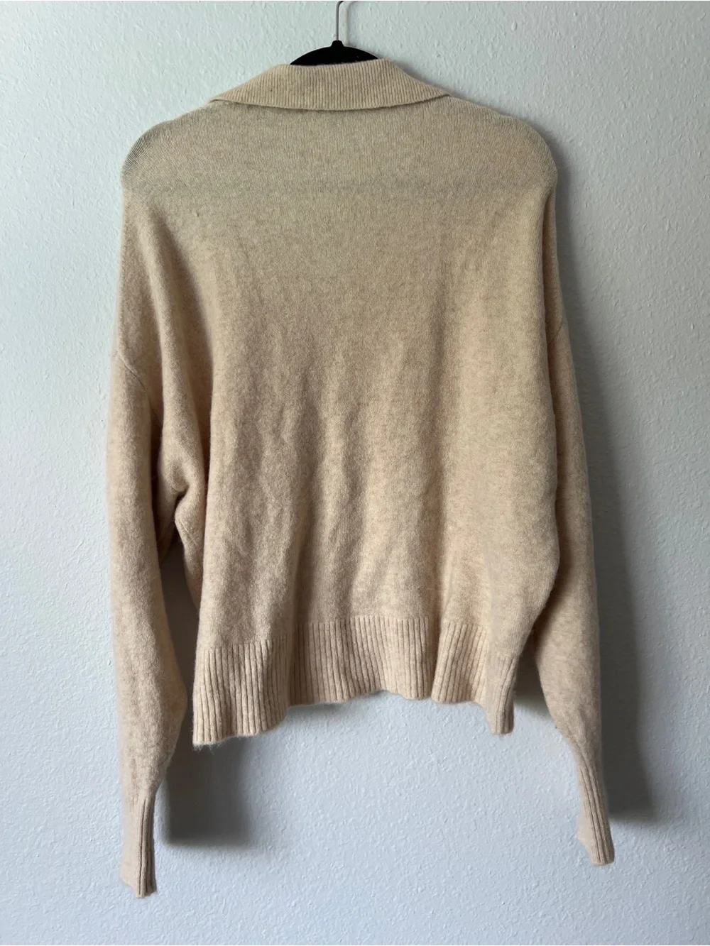 J Crew collared v neck sweater in super soft yarn xxl